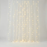 Warm Wit LED-Lichtgordijn Voor Binnen En Buiten - Glowdrop