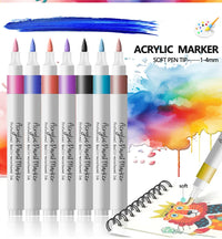 Wasserbasierte Acrylmarker Mit Weicher Spitze - Tintaro