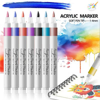 Wasserbasierte Acrylmarker Mit Weicher Spitze - Tintaro