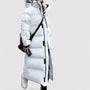 Water-Resistant Longline Puffer Jacket For Women - Eula