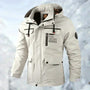 Water-Resistant Men's Jacket With Detachable Hood - Isaac