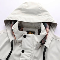 Water-Resistant Men's Jacket With Detachable Hood - Isaac