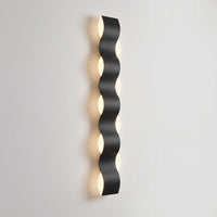 Wave-Shaped Outdoor LED Wall Lamp -  Wavecrest