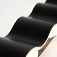 Wave-Shaped Outdoor LED Wall Lamp -  Wavecrest