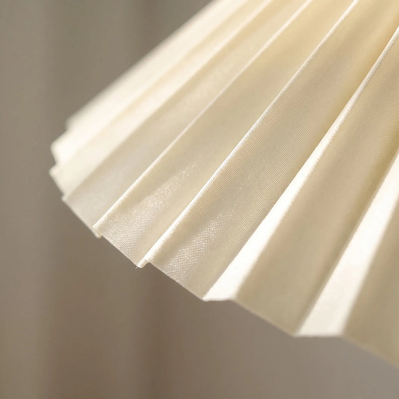 Wavy-Base Pleated Shade Table Lamp -  Waverly