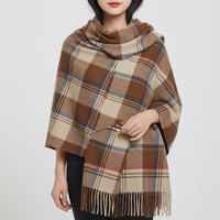 Weicher Kaschmirschal Mit Rautenmuster - AutumnCloak
