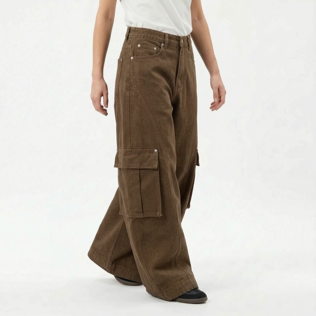Weit Geschnittene Baggy Jeans Damen -  Faye
