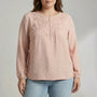 Weit Geschnittene Damenbluse Lang - Joan