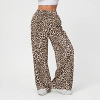 Weit Geschnittene Leopardenhose - Leopara