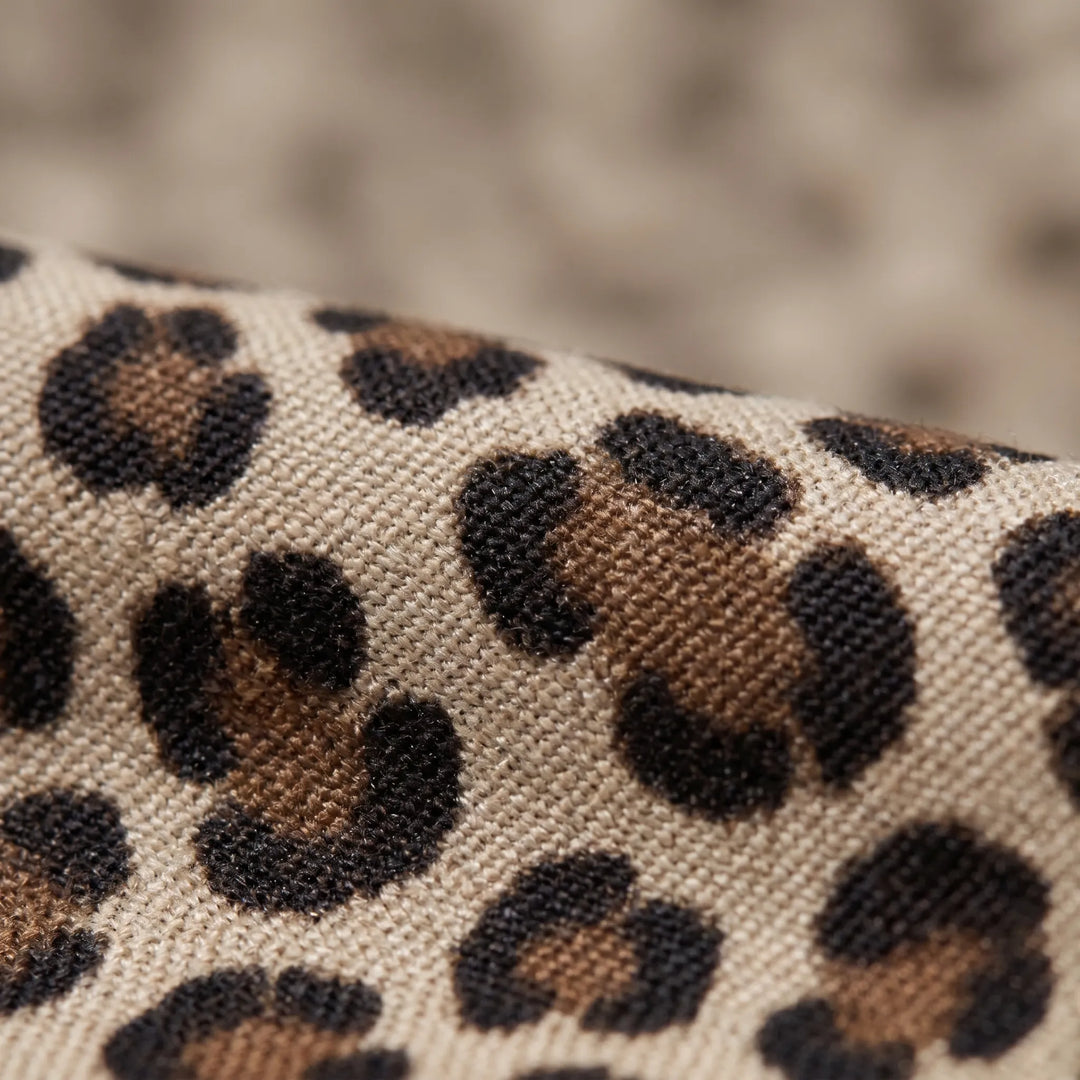 Weit Geschnittene Leopardenhose - Leopara