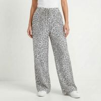 Weit Geschnittene Leopardenhose - Leopara