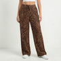 Weit Geschnittene Leopardenhose - Leopara