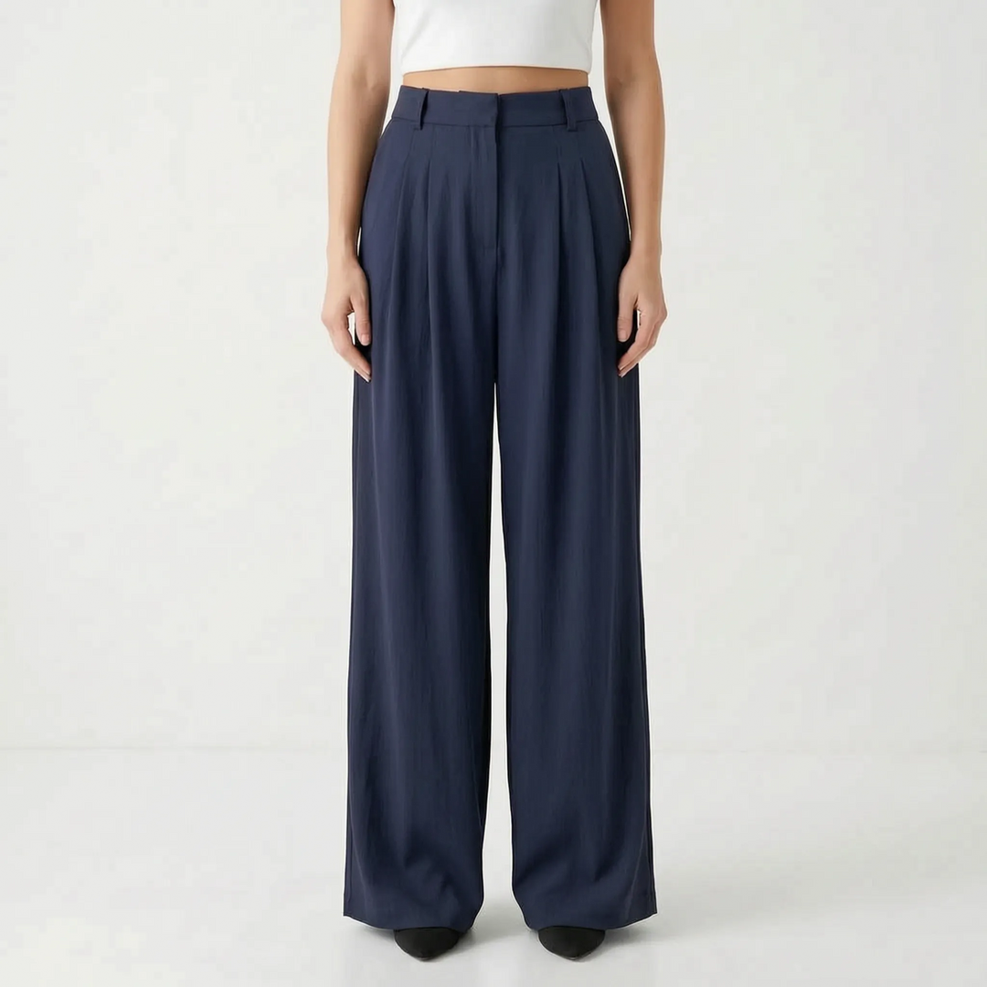 Weite Hose Mit Hohem Bund - Elovia