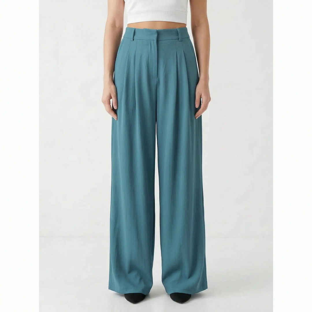 Weite Hose Mit Hohem Bund - Elovia