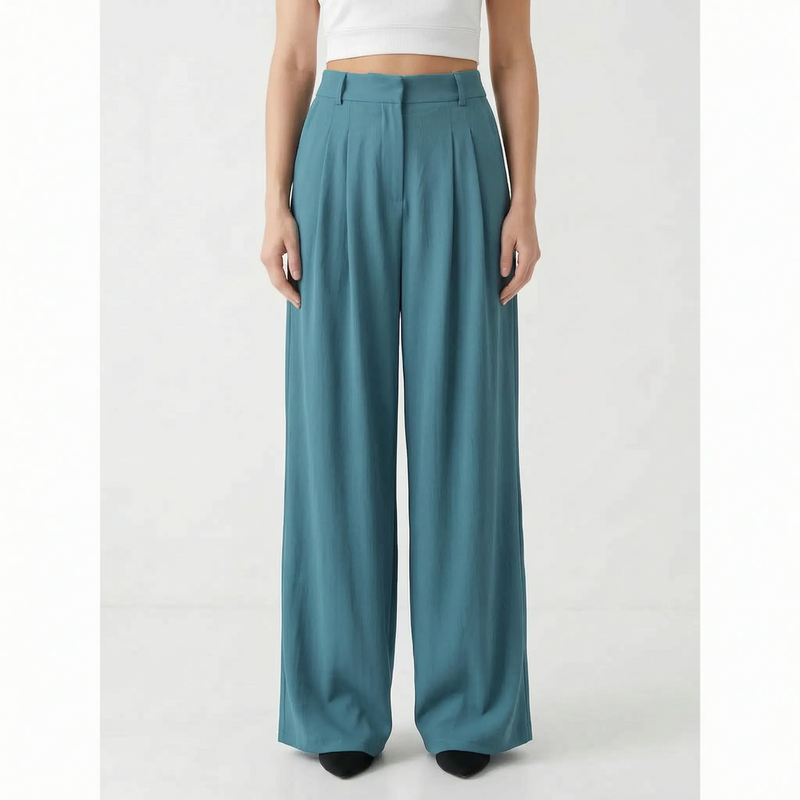Weite Hose Mit Hohem Bund - Elovia