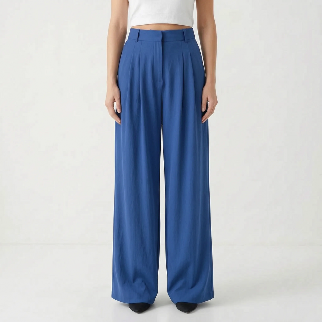 Weite Hose Mit Hohem Bund - Elovia