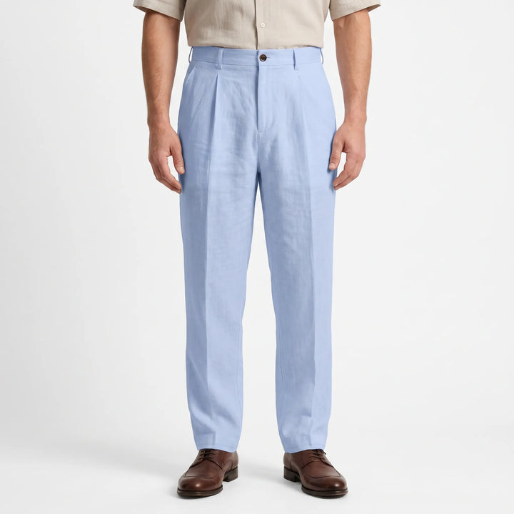 Weite Stoffhose Mit Geradem Bein -  Brent