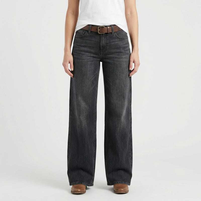 Weites Bein Jeans Mit Retro-Schnitt - Loretta