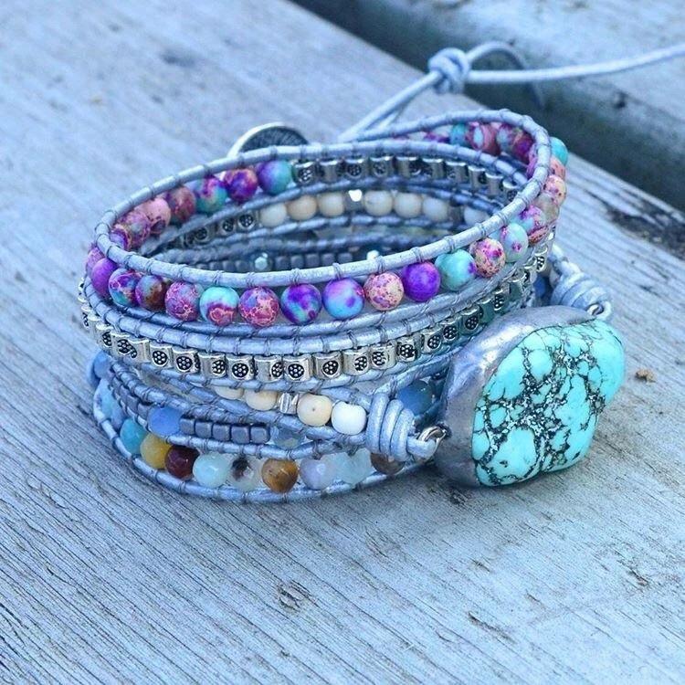 Wickelarmband Aus Steinen - SelinaPower 