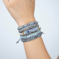 Wickelarmband Mit Edelsteinen - AurinaWrap 