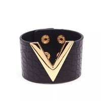 Wickelarmband Mit Metallakzent - LeatherChic 