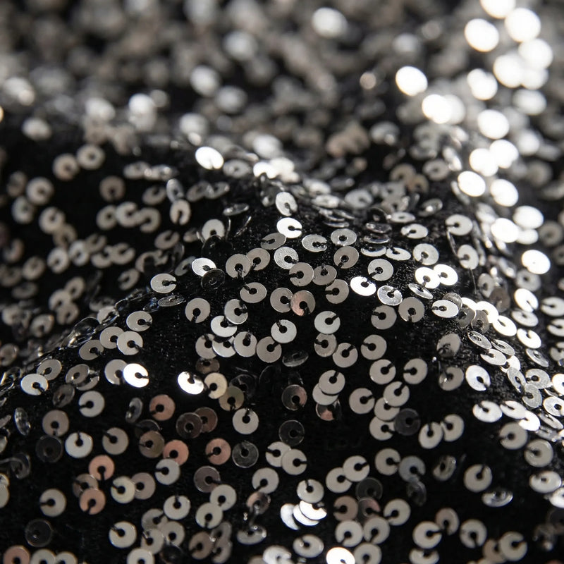 Wide-Leg Sequin Trousers Full Length - Molly