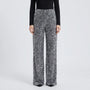 Wide-Leg Sequin Trousers Full Length - Molly
