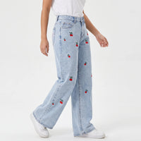 Wide Leg Jeans High Waist -  Lola