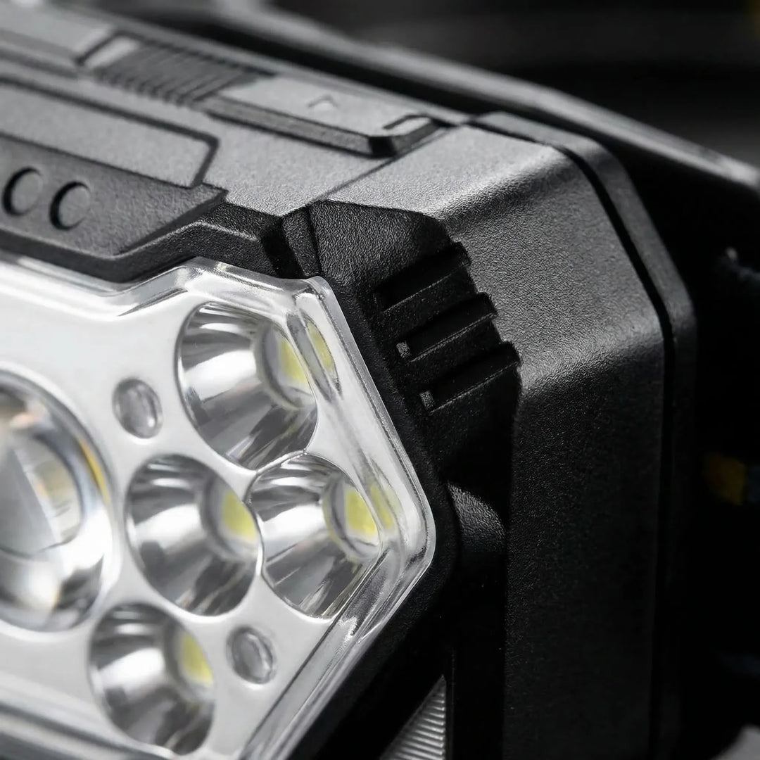 Wiederaufladbare 9-LED-Stirnlampe -  Luxbeam