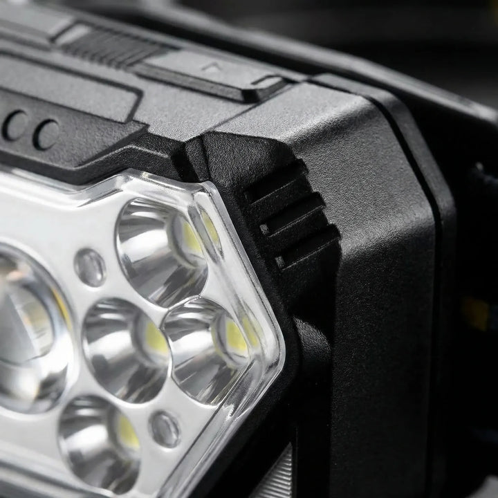 Wiederaufladbare 9-LED-Stirnlampe -  Luxbeam