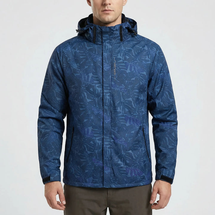 Windbreaker Mit Durchgehendem Reißverschluss Und Kapuze -  Stormvel