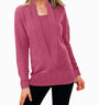 Warme & Bequeme Damen Winterstrickpullover – Selina