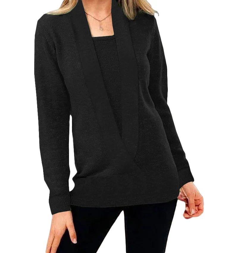 Warme & Bequeme Damen Winterstrickpullover – Selina