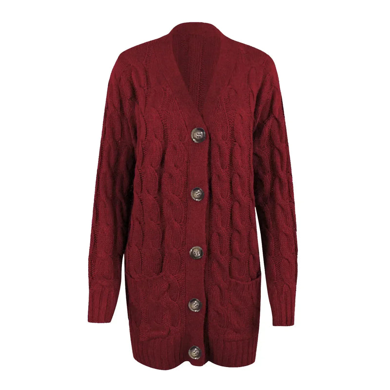 Strickjacke für Damen mit Knöpfen – Noor