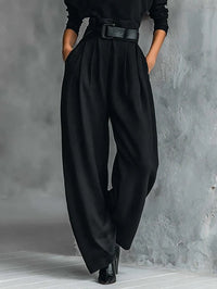 Women's Elegant Turtleneck And Trouser Set - Rachael