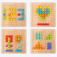 Montessori Kralen-Logikspiel – Fördert Farbenlehre & Denkvermögen