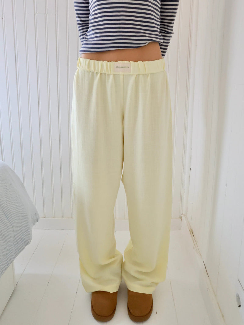 Damen-Loungehose mit Streifenmuster – Elvira
