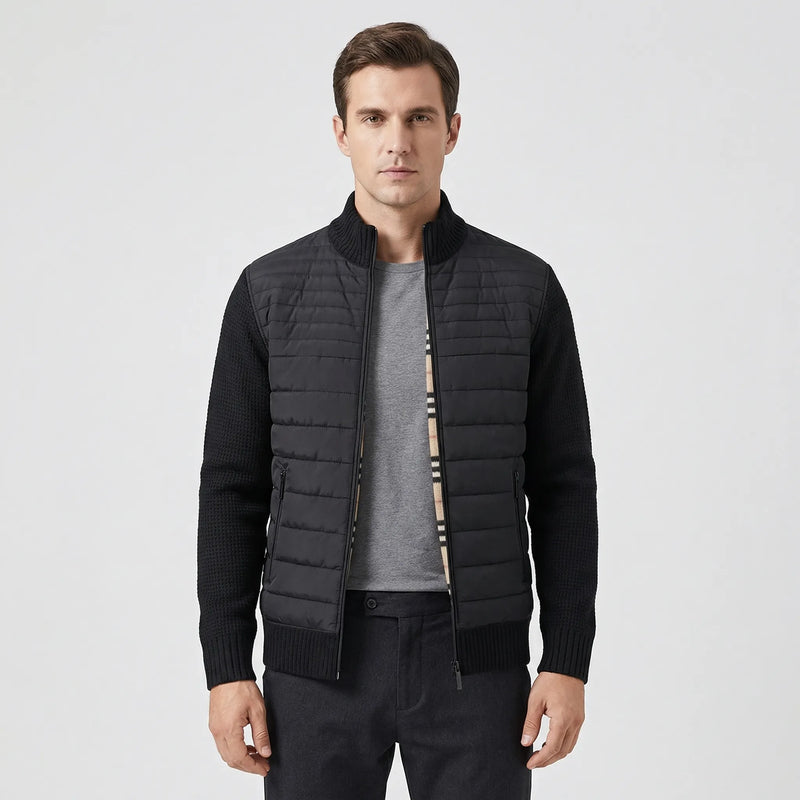 Zip-Up Stand Collar Men's Jacket - Felipe