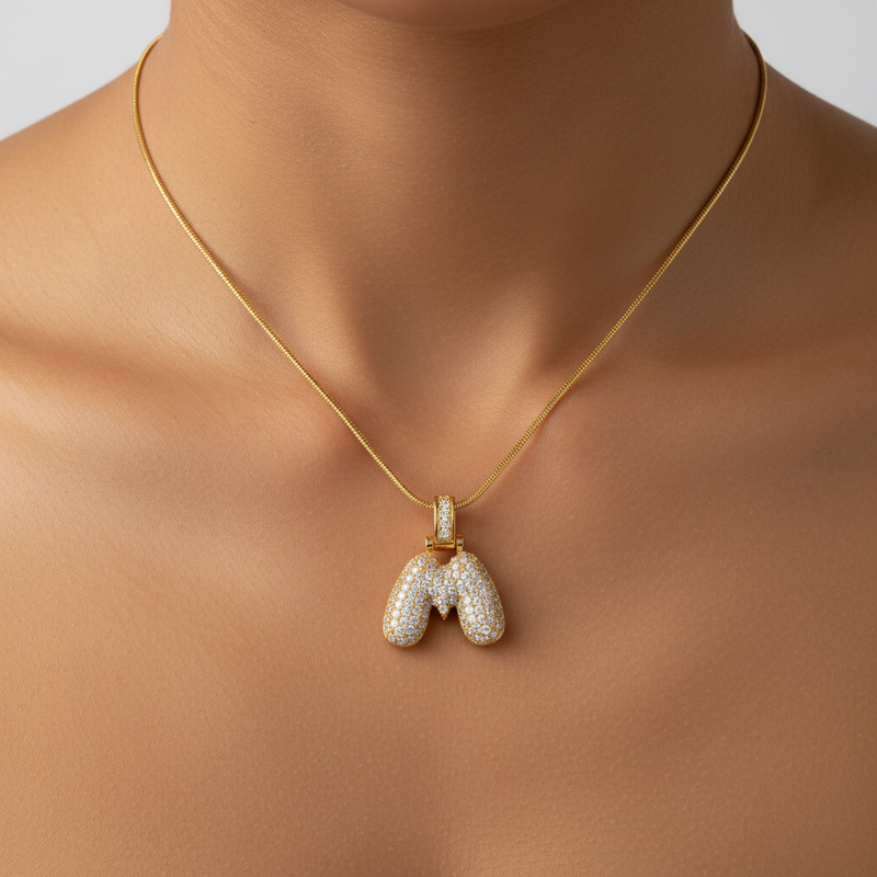 Zirkonia Anhängerkette - StarNecklace 