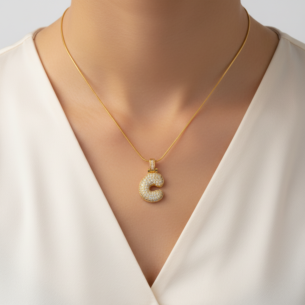 Zirkonia Anhängerkette - StarNecklace 