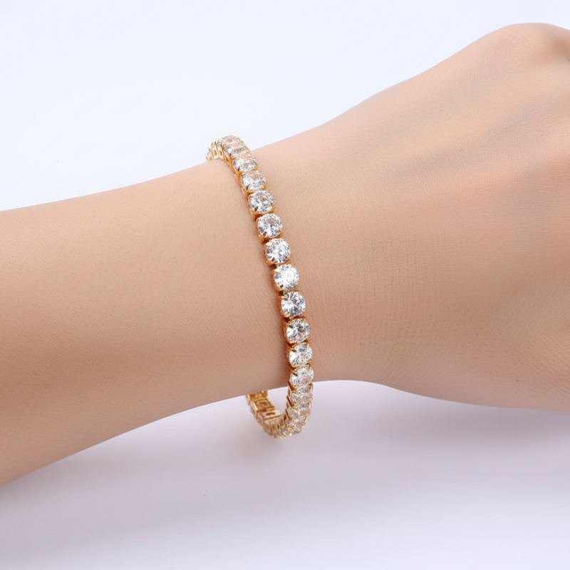 Zirkonia Kettenarmband - DivaLink 