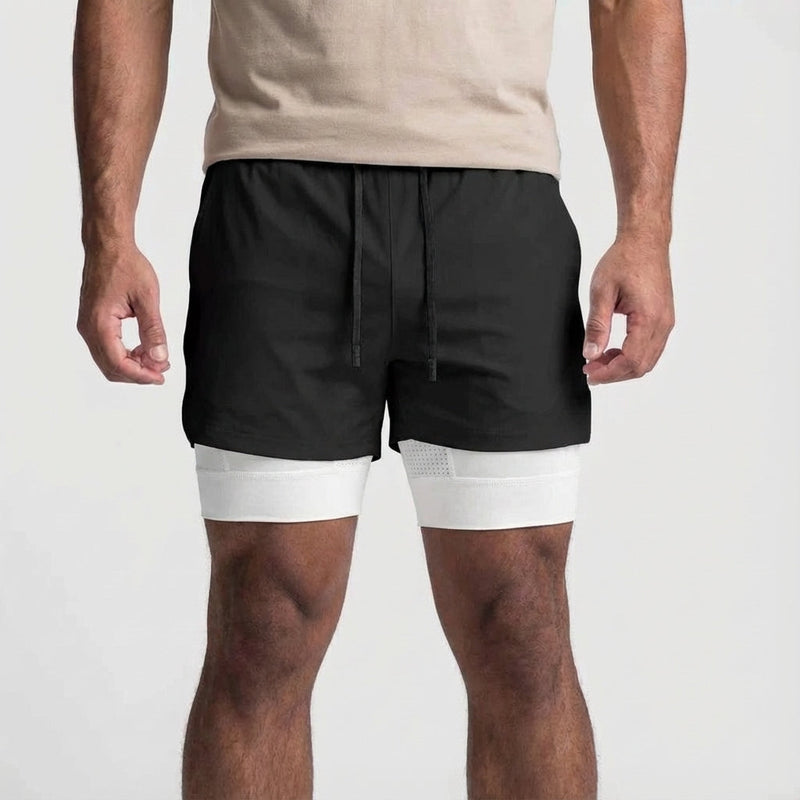 Zwei In Eins Trainingsshorts - Wade