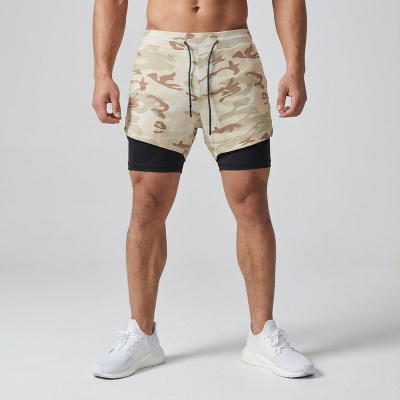 Zweilagige Trainingsshorts Mit Kompression - Rodney