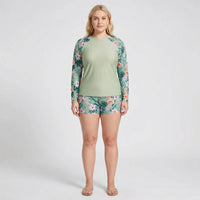 Zweiteiliger Bikini Damen In Großen Größen Mit Shorts - Geraldine