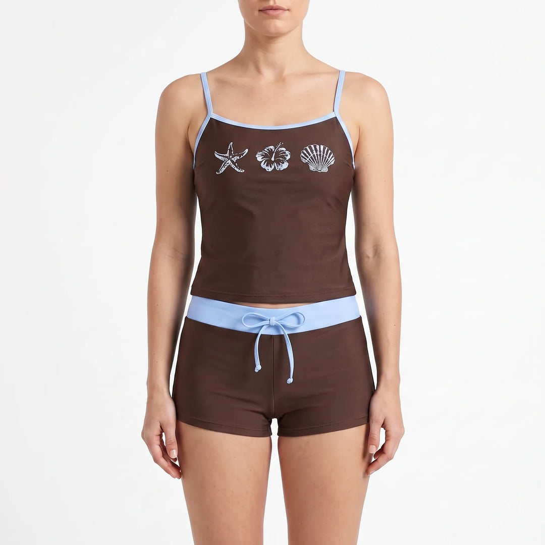 Zweiteiliges Bikini Damen Set Mit Kontrasten - Alexandra
