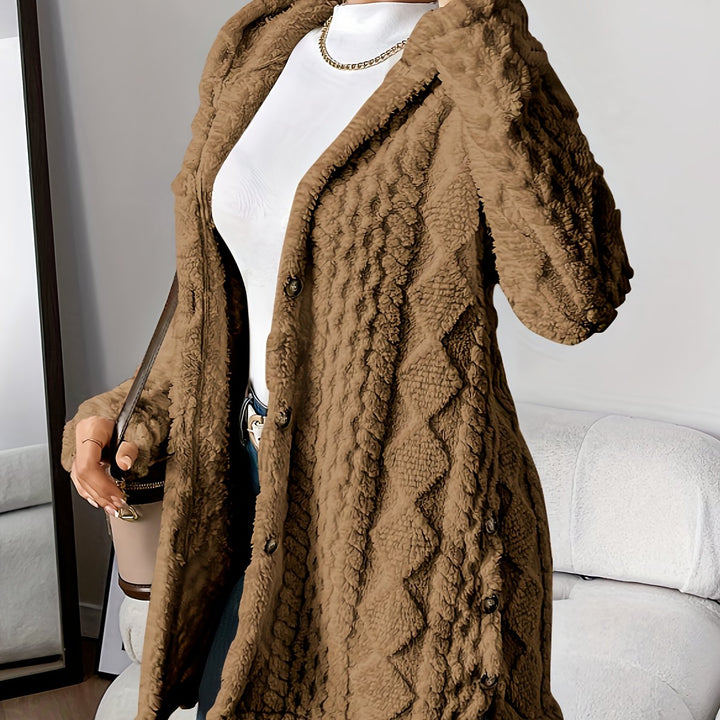 Weiches Langes Damenhoodie – Marit