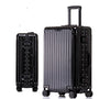 Aluminium-Hartschalenkoffer | TSA-Zahlenschloss | 4 Universalrollen-Schwarz-XS (30 L)-Luzern Mode