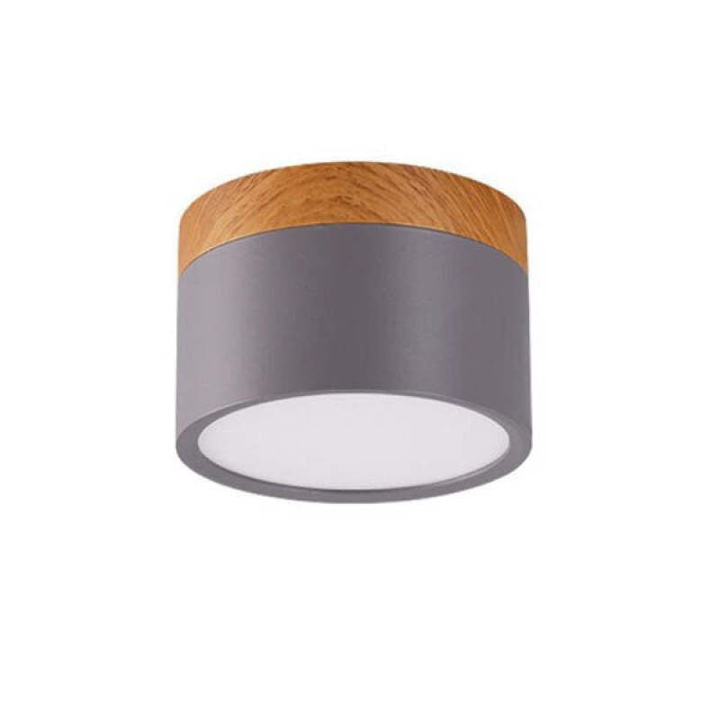 Deckenleuchte | Modern LED Morandi Vielseitig Stimmungsvolles Design Stilvoll Langlebig-Grau-5W-Warmwit-Luzern Mode