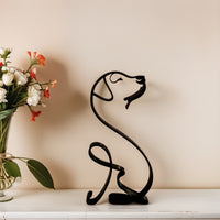 Hundestatue | Abstrakte Kunstdekoration Modern Stilvoll Vielseitig-Labrador Retriever-Luzern Mode