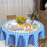 Runde Tischdecke Polyester (152 cm & 178 cm) – WiesnTisch Oktoberfest 2026